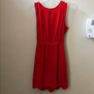 Bycorpus fit and flare dress with peek a boo back